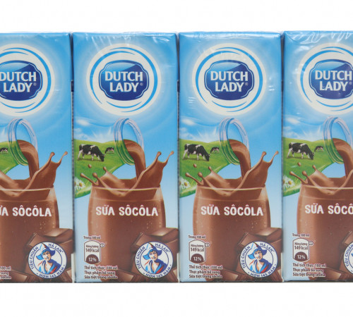Sữa tiệt trùng Dutch Lady Sôcola 4*180ml