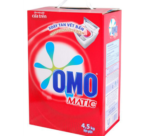 Bột giặt OMO máy giặt cửa trên 4,5kg